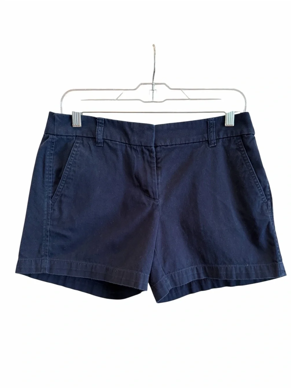 J. Crew Factory Navy Blue Chino Shorts